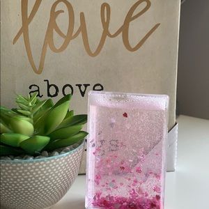 Polaroid glitter frame